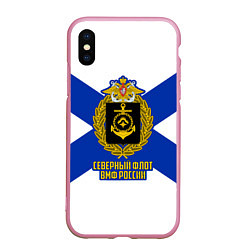 Чехол iPhone XS Max матовый Северный флот ВМФ России