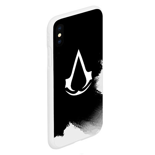 Чехол iPhone XS Max матовый ASSASSINS CREED / 3D-Белый – фото 2