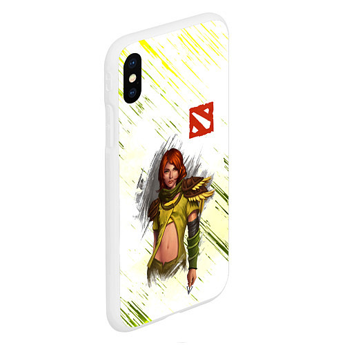 Чехол iPhone XS Max матовый Windranger / 3D-Белый – фото 2