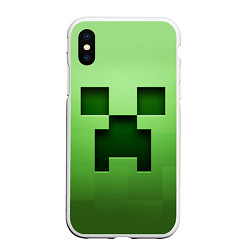 Чехол iPhone XS Max матовый MINECRAFT