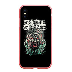 Чехол iPhone XS Max матовый Suicide silence