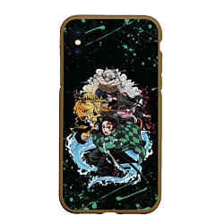 Чехол iPhone XS Max матовый KIMETSU NO YAIBA