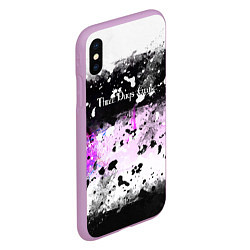 Чехол iPhone XS Max матовый THREE DAYS GRACE, цвет: 3D-сиреневый — фото 2