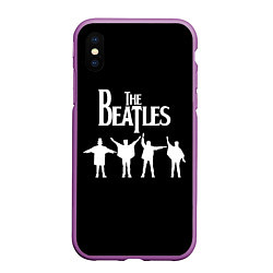 Чехол iPhone XS Max матовый Beatles