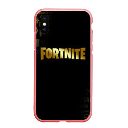 Чехол iPhone XS Max матовый FORTNITE, цвет: 3D-баблгам