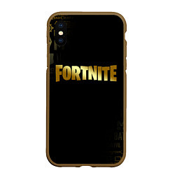 Чехол iPhone XS Max матовый FORTNITE