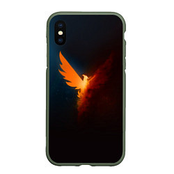 Чехол iPhone XS Max матовый The Division 2, цвет: 3D-темно-зеленый