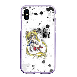 Чехол iPhone XS Max матовый Sailor Moon We can do it!