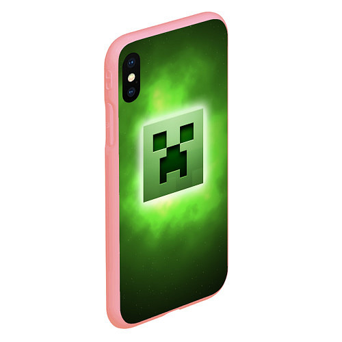 Чехол iPhone XS Max матовый MINECRAFT / 3D-Баблгам – фото 2