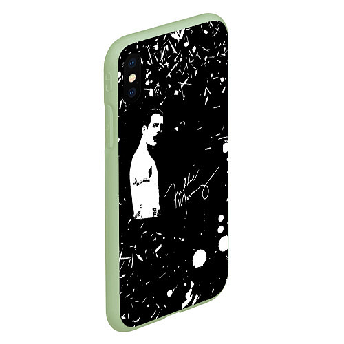 Чехол iPhone XS Max матовый Queen / 3D-Салатовый – фото 2