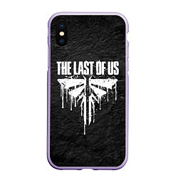 Чехол iPhone XS Max матовый THE LAST OF US, цвет: 3D-светло-сиреневый