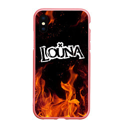 Чехол iPhone XS Max матовый Louna, цвет: 3D-баблгам