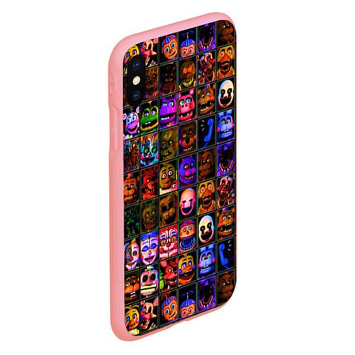 Чехол iPhone XS Max матовый Five Nights At Freddy's / 3D-Баблгам – фото 2