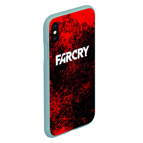 Чехол iPhone XS Max матовый FARCRY / 3D-Мятный – фото 2