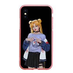 Чехол iPhone XS Max матовый СЕЙЛОР МУН, цвет: 3D-баблгам
