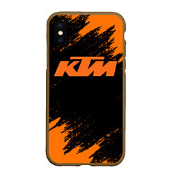 Чехол iPhone XS Max матовый KTM