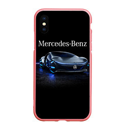 Чехол iPhone XS Max матовый MERCEDES