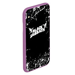 Чехол iPhone XS Max матовый Black Sabbath, цвет: 3D-фиолетовый — фото 2