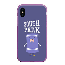 Чехол iPhone XS Max матовый South Park Полотенчико