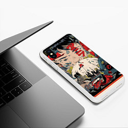Чехол iPhone XS Max матовый AKIRA, цвет: 3D-белый — фото 2