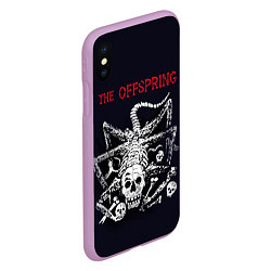 Чехол iPhone XS Max матовый Offspring, цвет: 3D-сиреневый — фото 2