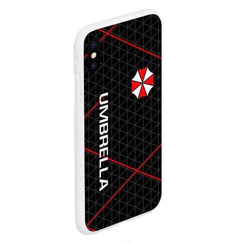 Чехол iPhone XS Max матовый UMBRELLA CORP / 3D-Белый – фото 2