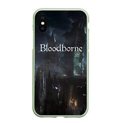 Чехол iPhone XS Max матовый Bloodborne, цвет: 3D-салатовый