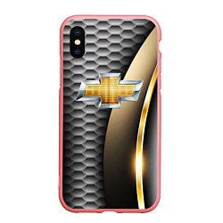 Чехол iPhone XS Max матовый CHEVROLET, цвет: 3D-баблгам