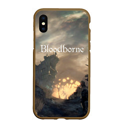 Чехол iPhone XS Max матовый Bloodborne, цвет: 3D-коричневый