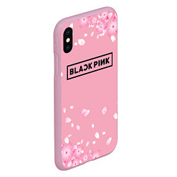 Чехол iPhone XS Max матовый BLACKPINK, цвет: 3D-розовый — фото 2