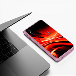 Чехол iPhone XS Max матовый LEXUS, цвет: 3D-розовый — фото 2