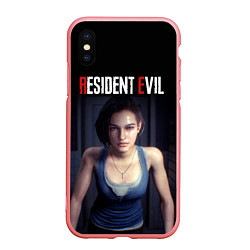 Чехол iPhone XS Max матовый Jill Valentine, цвет: 3D-баблгам