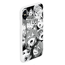 Чехол iPhone XS Max матовый АХЕГАО, цвет: 3D-белый — фото 2