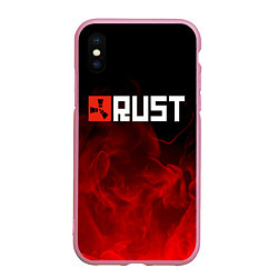 Чехол iPhone XS Max матовый RUST