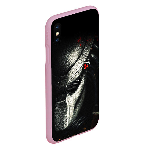 Чехол iPhone XS Max матовый PREDATOR / 3D-Розовый – фото 2