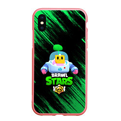 Чехол iPhone XS Max матовый BRAWL STARS SPROUT