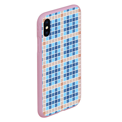 Чехол iPhone XS Max матовый Костюм Тренера / 3D-Розовый – фото 2