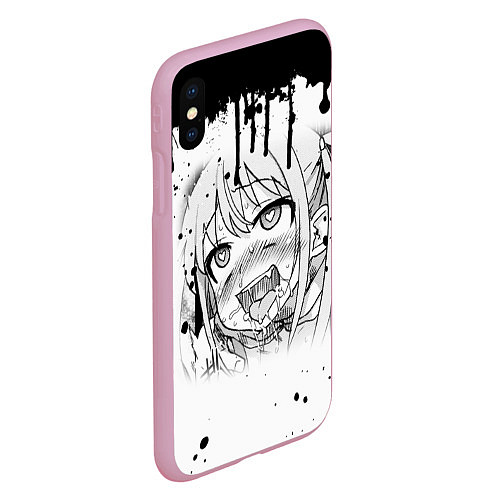 Чехол iPhone XS Max матовый AHEGAO / 3D-Розовый – фото 2