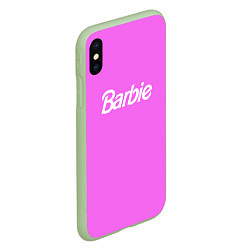 Чехол iPhone XS Max матовый Barbie, цвет: 3D-салатовый — фото 2