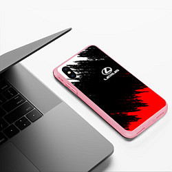 Чехол iPhone XS Max матовый LEXUS, цвет: 3D-баблгам — фото 2