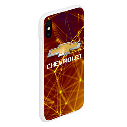 Чехол iPhone XS Max матовый Chevrolet, цвет: 3D-белый — фото 2