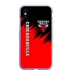 Чехол iPhone XS Max матовый CHICAGO BULLS