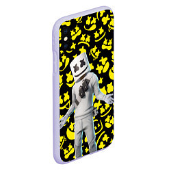 Чехол iPhone XS Max матовый FORTNITE x MARSHMELLO, цвет: 3D-светло-сиреневый — фото 2