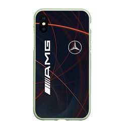 Чехол iPhone XS Max матовый MERCEDES-BENZ AMG