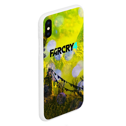 Чехол iPhone XS Max матовый FARCRY4 / 3D-Белый – фото 2