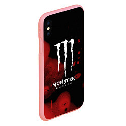 Чехол iPhone XS Max матовый MONSTER ENERGY, цвет: 3D-баблгам — фото 2