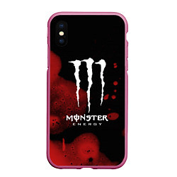 Чехол iPhone XS Max матовый MONSTER ENERGY