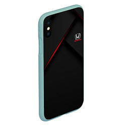 Чехол iPhone XS Max матовый HONDA Z, цвет: 3D-мятный — фото 2