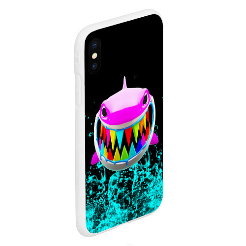 Чехол iPhone XS Max матовый 6IX9INE / 3D-Белый – фото 2