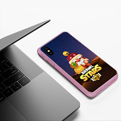 Чехол iPhone XS Max матовый GALE MERCHANT, цвет: 3D-розовый — фото 2